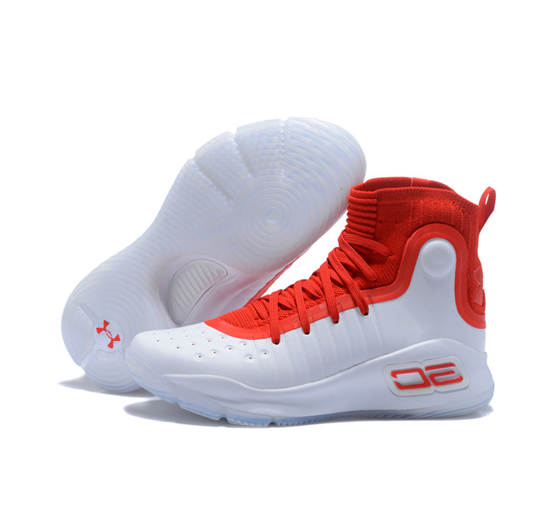 Curry 4 New Red White